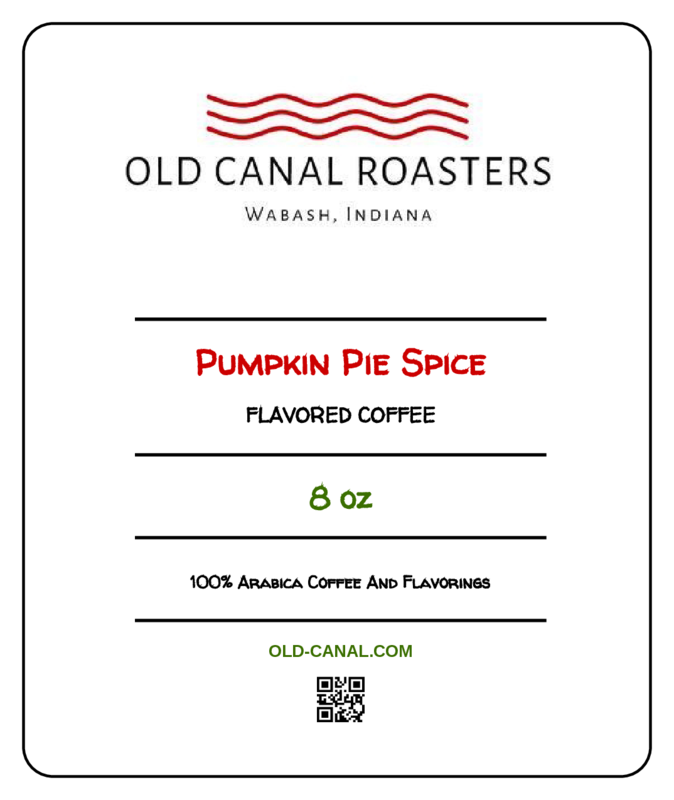 Pumpkin Pie Spice Flavored Coffee