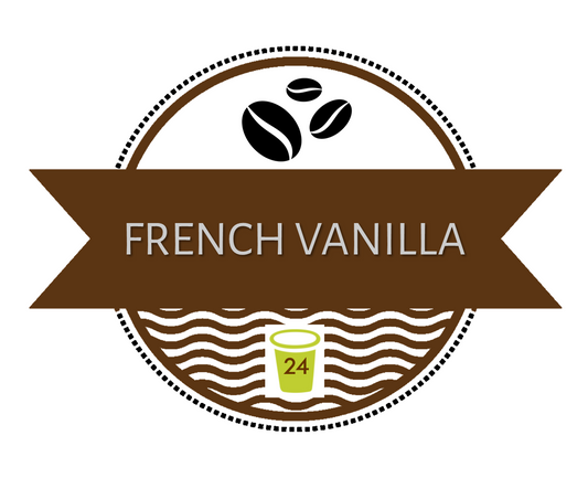 French Vanilla Flavor Coffee Single Serve Cups - 24 Count Box