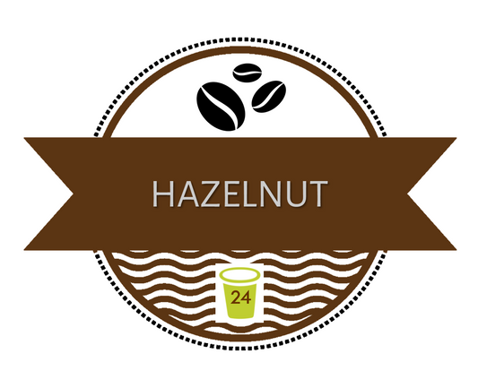 Hazelnut Flavor Coffee Single Serve Cups - 24 Count Box
